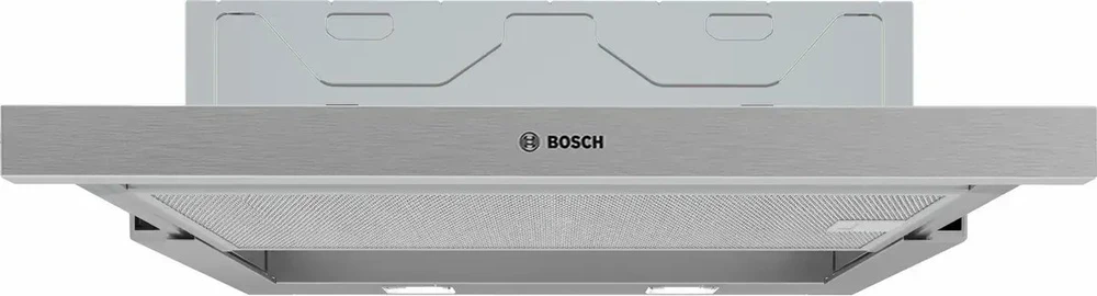 Bosch Serie 2 DFM064W55 gartraukis Semi built-in (pull out) Metallic, Sidabrinis 394 m³/h