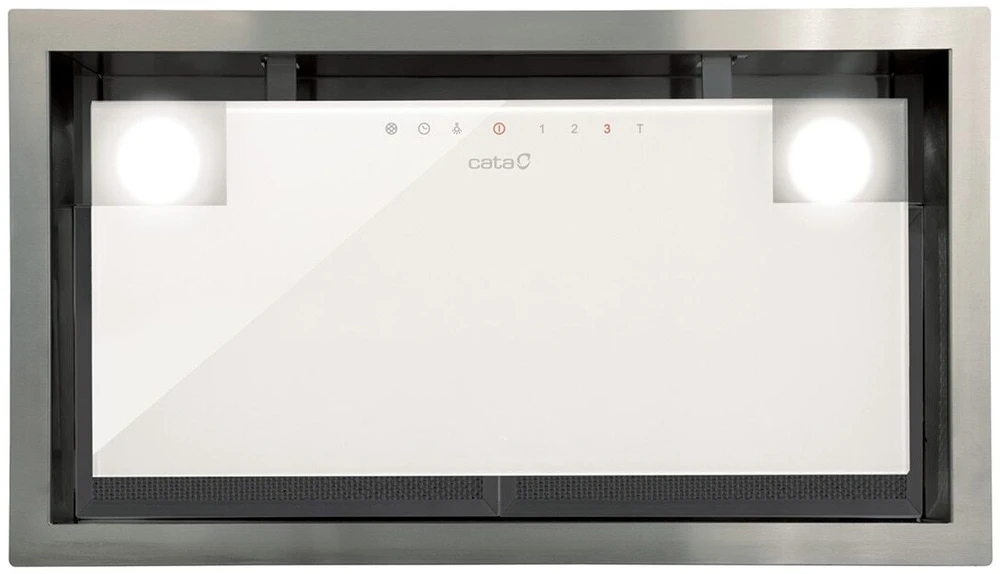CATA Gartraukis | GC DUAL 45 GWH/A | Gaubtas | Energijos efektyvumo klasė A | Plotis 49.2 cm | 820 m³/h | Jautrus lietimui | LED | Baltas