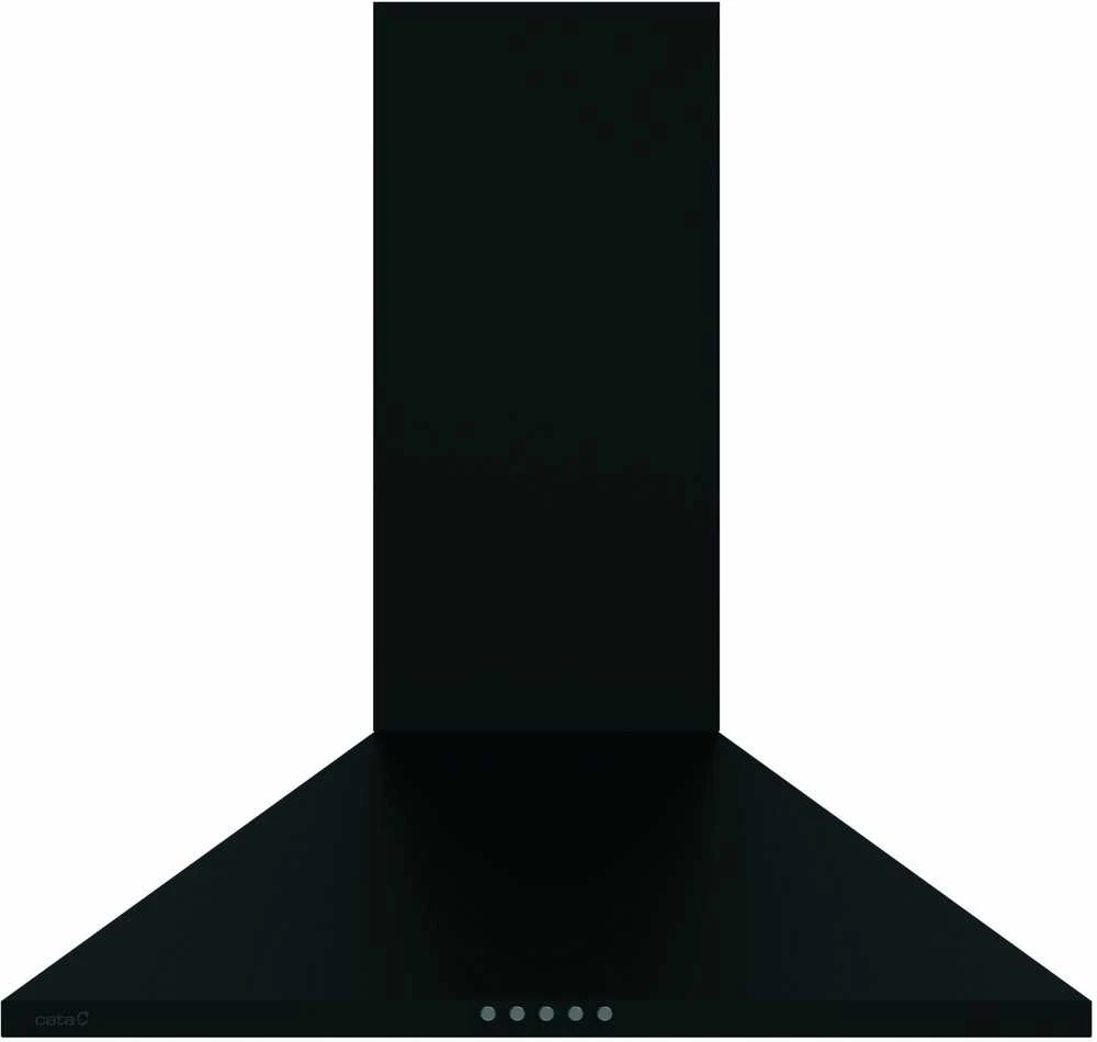 CATA Gartraukis | VK 6000 BK | Tvirtinamas prie sienos | Energijos vartojimo efektyvumo klasė A | Plotis 60 cm | 395 m³/h | Mechaninis | LED | Juodas
