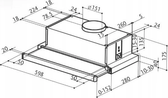 Gartraukis Faber Flexa NG GLASS BK A60