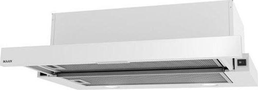 Teleskopinis gaubtas MAAN Corona G 60 315 m3/h, Baltas