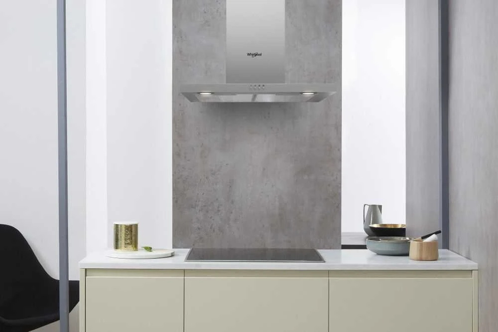 Gartraukis Gartraukio kaminas Whirlpool AKR 558/3 IX (433 m3/h, 598mm, inox spalvos)