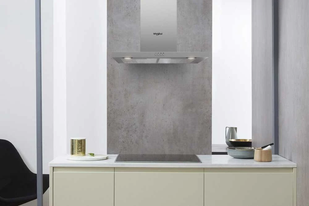 Gartraukis Gartraukio kaminas Whirlpool AKR 558/3 IX (433 m3/h, 598mm, inox spalvos)