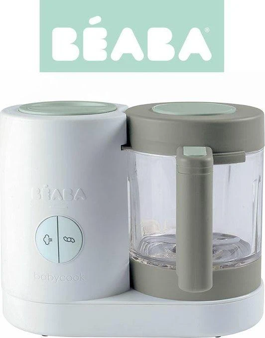 Trintuvas-garintuvas Beaba Babycook Neo, pilkas/baltas