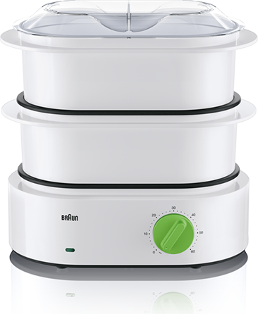 Braun FS 3000 garų puodas 2 krepšys(iai / ių) Žalia, Balta Stalviršis 850 W