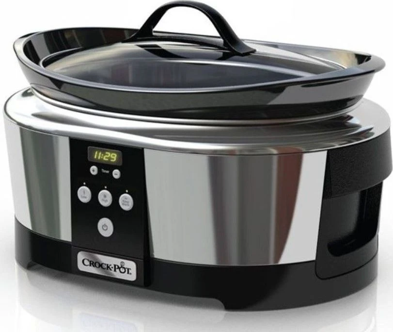 Crock Pot Crock-Puodas SCCPBPP605-050 5,7 litro lėta viryklė (chromuota)