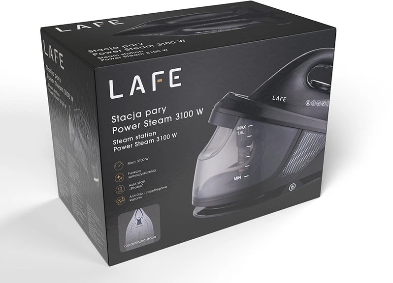 „Lafe Power Steam“ LAFZEL47789 juoda