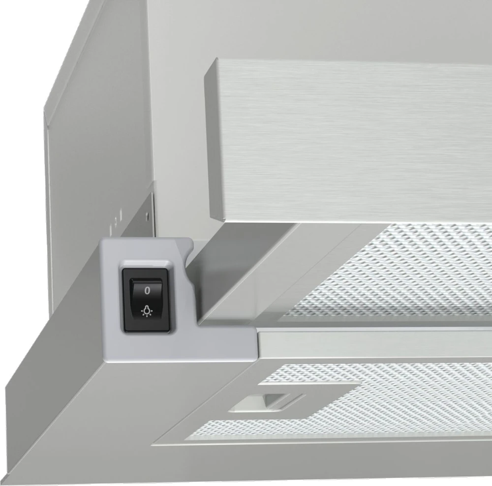 Gartraukis Gorenje | Gaubtas | TH60E3X | Teleskopinis | C energijos vartojimo efektyvumo klasė | Plotis 60 cm | 350 m³/h | Mechaninis valdymas | LED | Inox