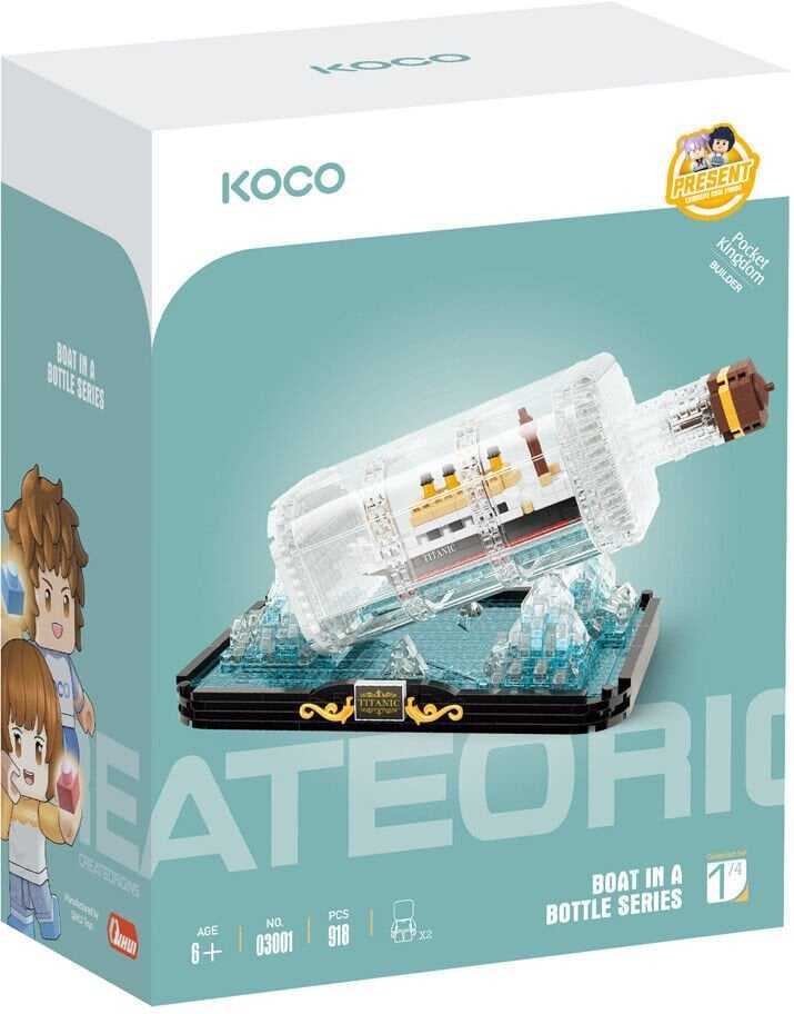 Gazelo Immaster KOCO Titanikas butelyje 918 vnt. 03001 41711