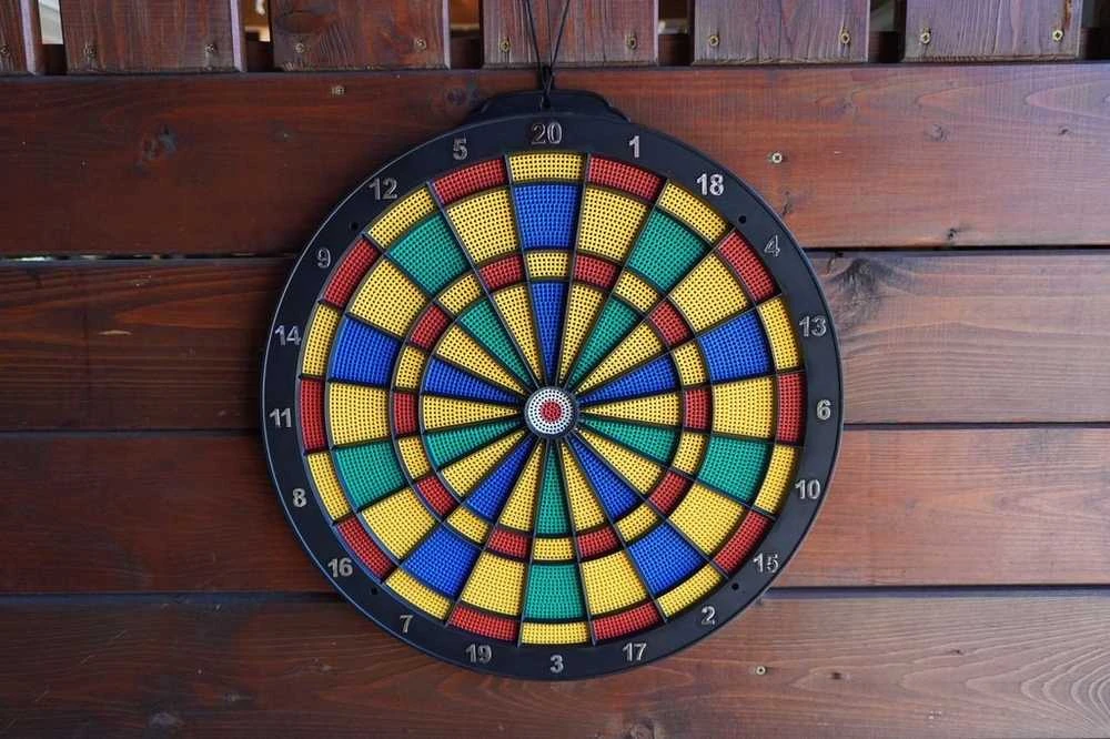 Gazelo Rinkinys Minkštas Perforuotas Taikinys Smiginio Metimo Žaidimas Smiginėliai KUBISPORT 45 cm
