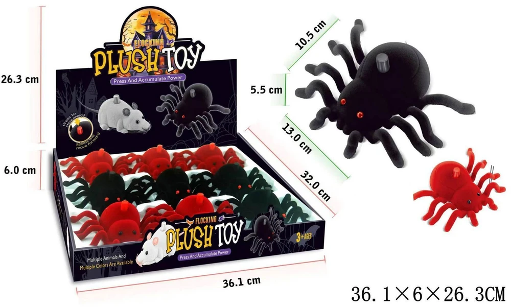 „Gazelo Spider“ užvedimo žaisliukai, 9 vnt./doz. G215647 86932