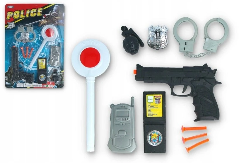 Gazelo Policijos aksesuarų rinkinys lape 48x34cm, G057337