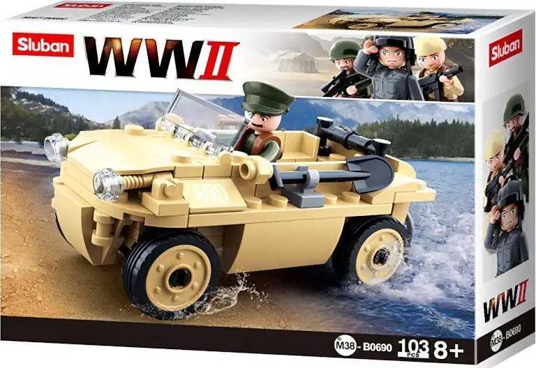 Konstruktorius Sluban German Amphibious Vehicle, 103 d.
