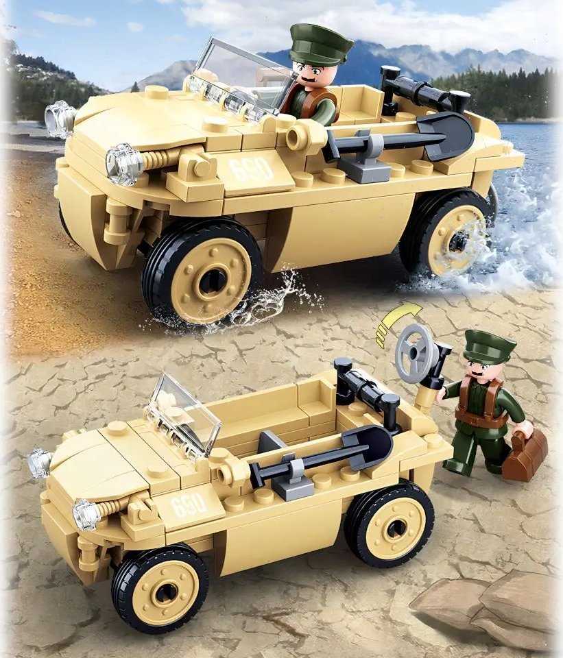 Konstruktorius Sluban German Amphibious Vehicle, 103 d.