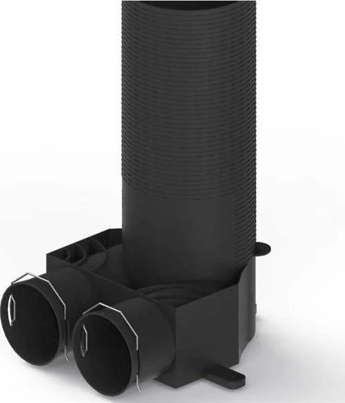 Kondicionierius Komponentum Antistatinė SLIM difuzoriaus dėžutė D125-2X75 mm