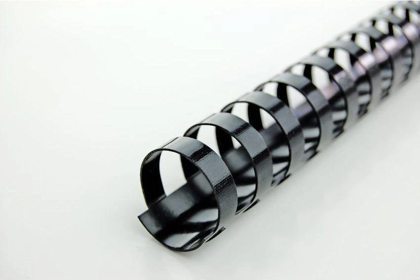 GBC Spiralė įrišimui plastikinė 14 mm, juoda, (100 vnt.)