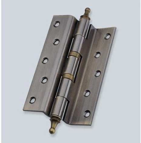 Haushalt Durų lankstas, 125 mm x 75 mm x 2.5 mm, žalvario sp., 2 vnt.