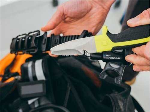 GearAid GearAid Gelbėjimo peilis Tanu Dive and Rescue Žalias