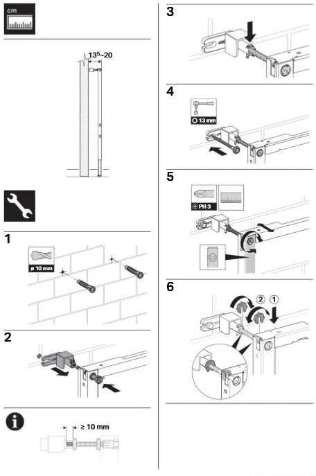 Geberit Duofix tarpikliai (111.815.00.1)