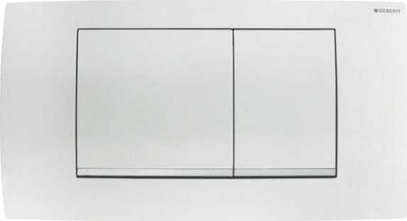 WC klavišas Geberit PRZYC. TWINLINE 30 Baltas/CHROM/Baltas // DLP.G.115.899.KJ.1