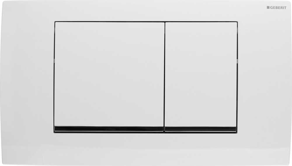 WC klavišas Geberit PRZYC. TWINLINE 30 Baltas/CHROM/Baltas // DLP.G.115.899.KJ.1