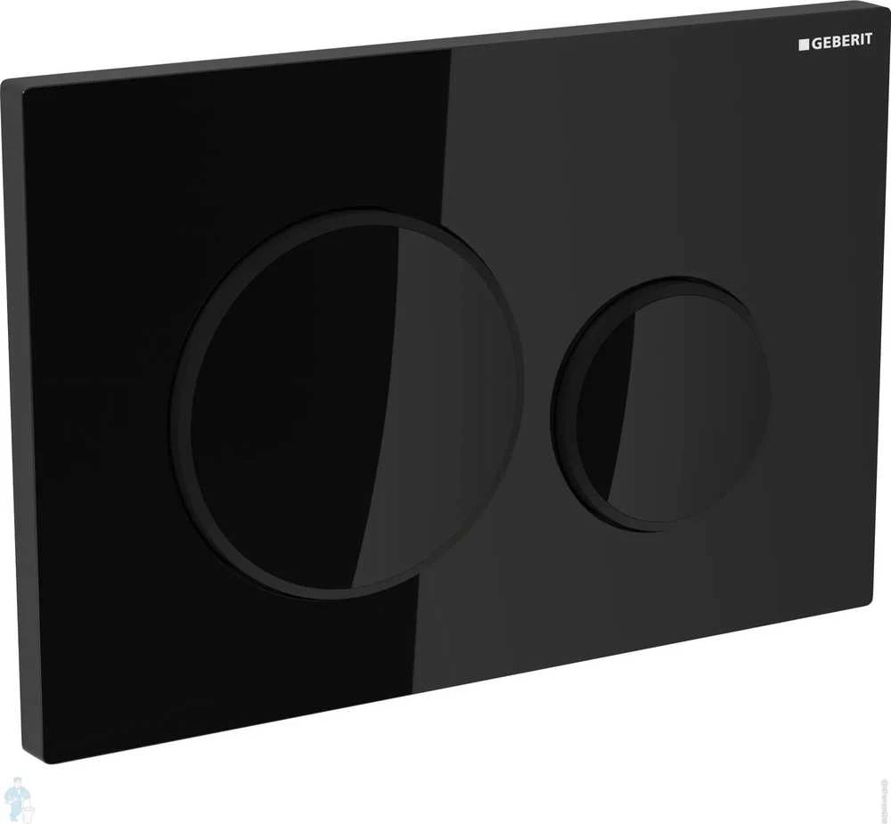 Geberit Sigma20 wc mygtukas. matinis juodas