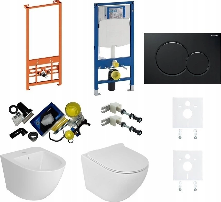 Geberit Sigma20 wc mygtukas. matinis juodas