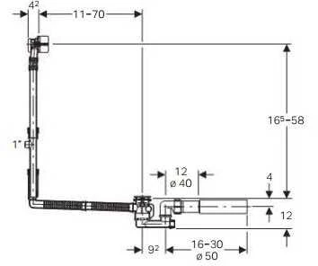 Geberit trap (150.701.00.1)
