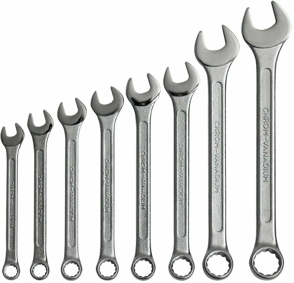 Kombinuotųjų raktų rinkinys HAUSHALT, 8–19 mm, 8 vnt.