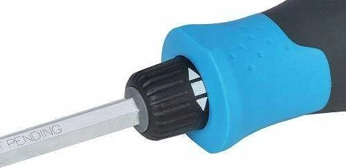 Gedore GEDORE Ratchet screwdriver SilentGEAR (juodas/mėlynas, switching via rotating ring)