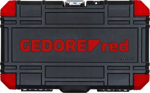 Gedore Gedore Raudona socket wrench set 1/4 SW4-14mm 46 pieces - 3300052