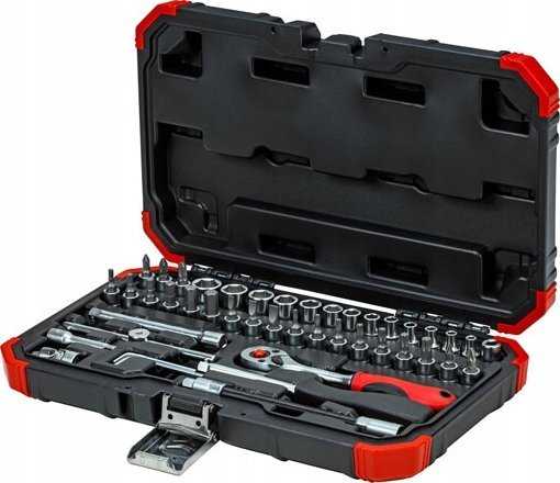 Gedore Gedore Raudona socket wrench set 1/4 SW4-14mm 46 pieces - 3300052