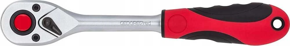 GEDORE raudona 2K apverčiama reketas 1/4