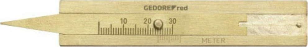 Gedore GEDORE red padangų protektoriaus gylio matuoklis, žalvarinis
