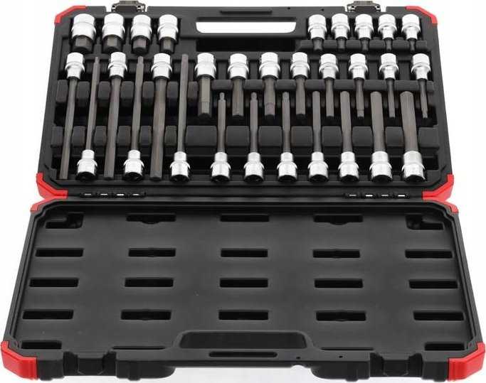 Gedore Raudona atsuktuvu rinkinys 1/2 šešiabriaunis 30 vnt - 3301573