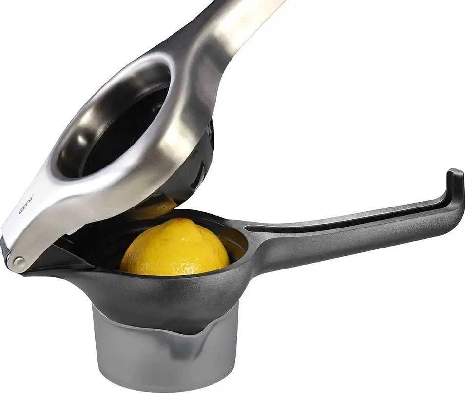 GEFU 13971 citrusinių vaisių sulčiaspaudė Nailonas, Plastikas, Nerūdijančiojo plieno Juoda, Nerūdijančiojo plieno
