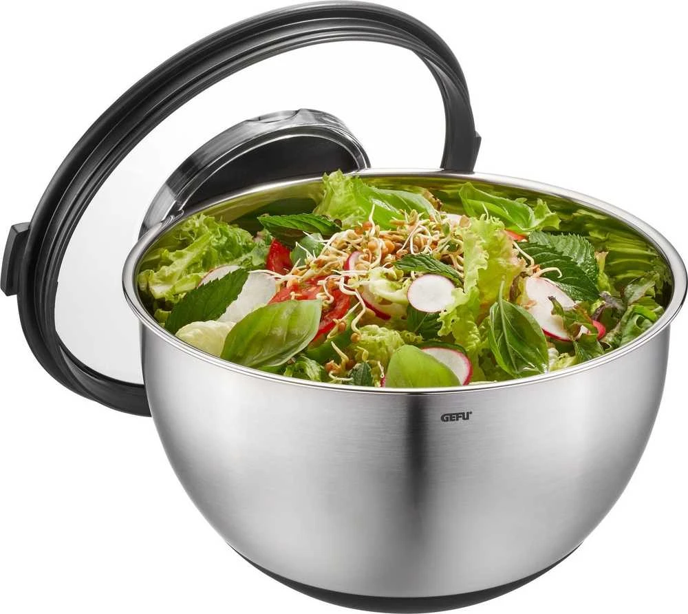 SET OF 2 BOWLS WITH LID GEFU MUOVO G-35055