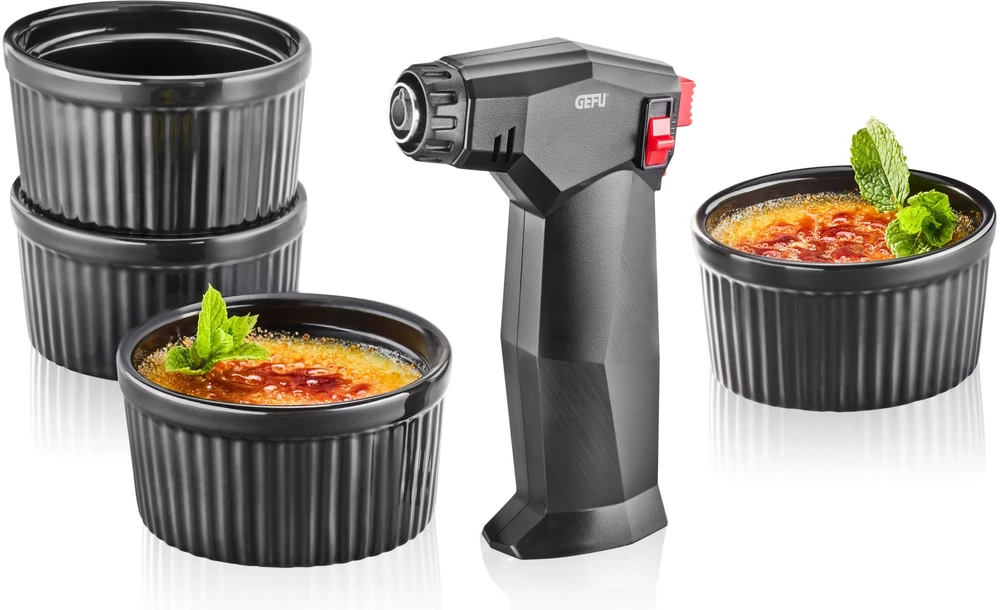 GEFU ZUCA Rinkinys do creme brulée 5 el.