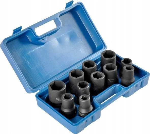 Geko rinkinys. smūginių galvučių 1'' reketiniam raktui 11 vnt./17-41mm(3)