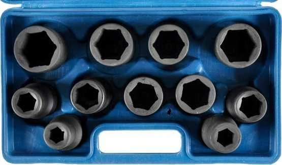 Geko rinkinys. smūginių galvučių 1'' reketiniam raktui 11 vnt./17-41mm(3)