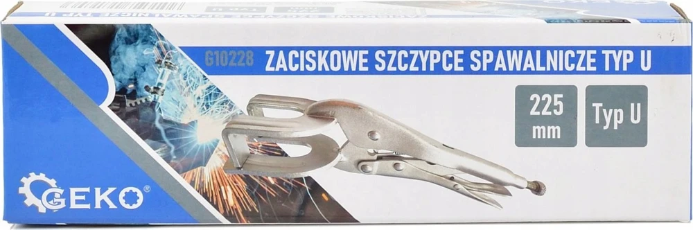 Geko 225 mm U tipo suvirinimo spaustukai (30)