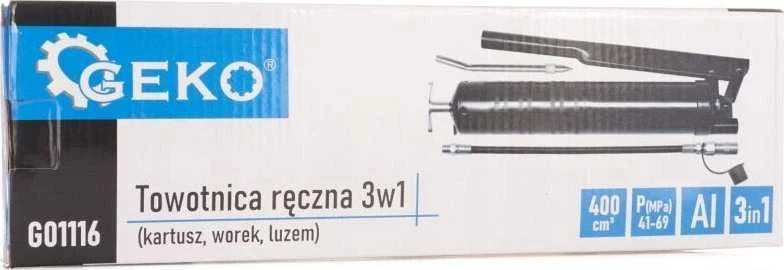 Geko 3 viename rankinis riebalų švirkštas (kasetė, maišelis, atskiras) (10)