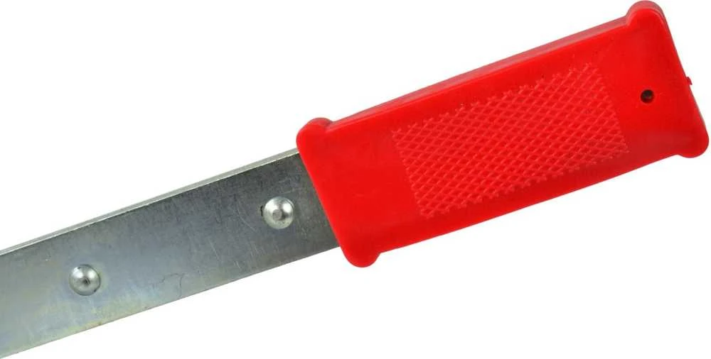 Geko vinčios rankena su raudonu plastikiniu laikikliu
