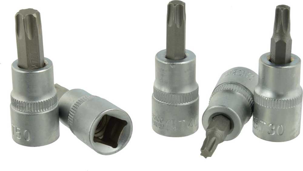 Geko 5el.komplektas kl.trzp.torx T25-50 3/8'' CRV( 10/30)