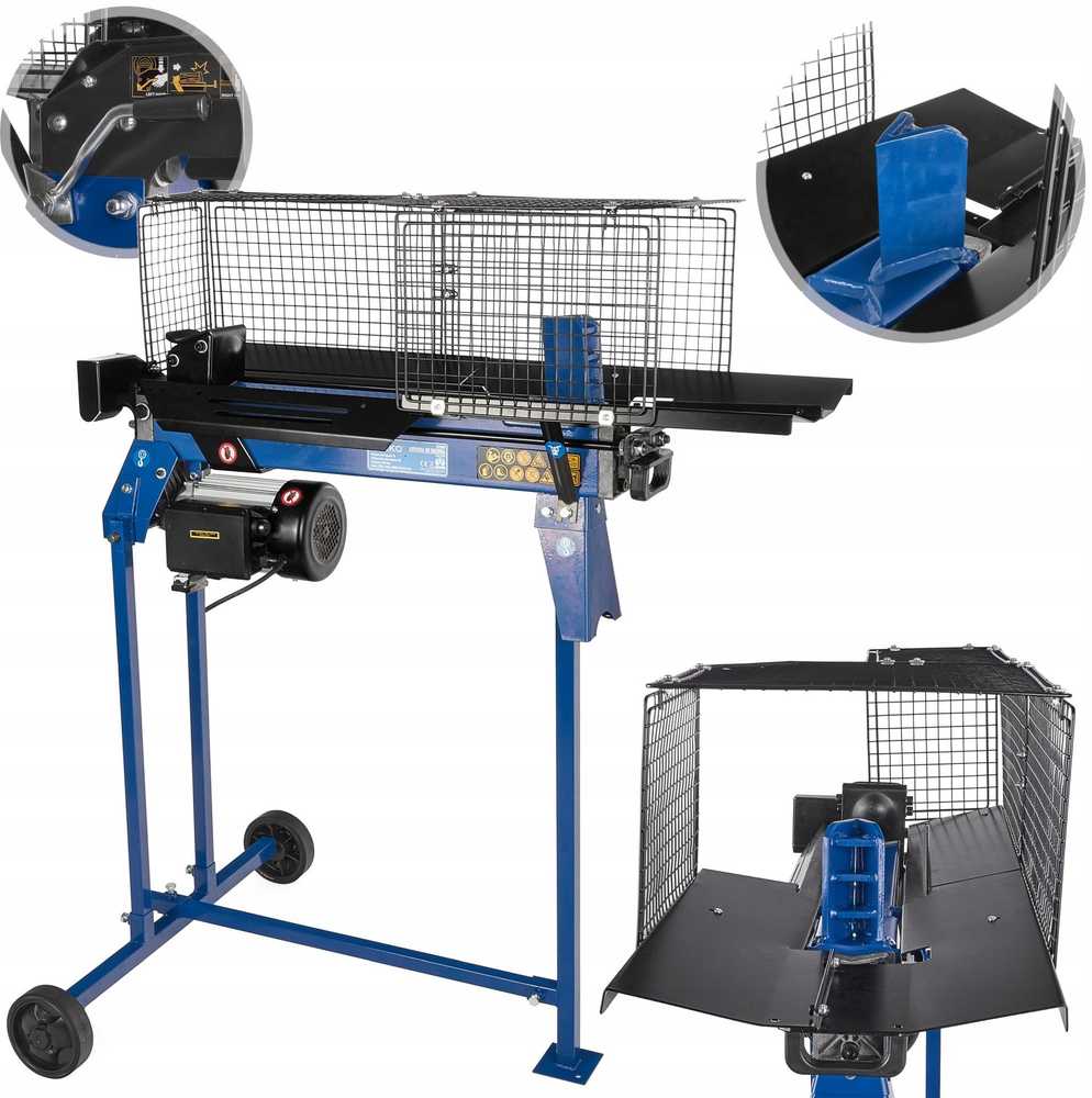 Geko 7T 2200W malkų skaldytuvas su stovu (1)