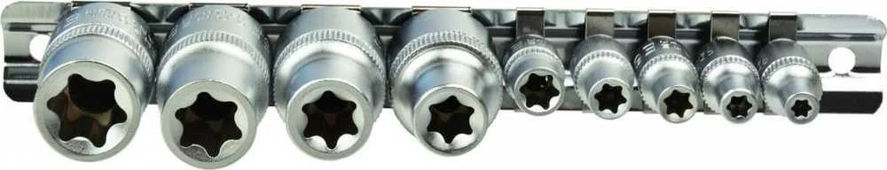 Geko 9EL.KPL.NASADEK TORX E4-16,1/4&1/2''NA LISTWIE GEKO(20) G10166 GEKO