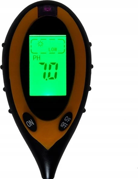 Geko acidometras - dirvožemio pH, temperatūros ir šviesos matuoklis (35)
