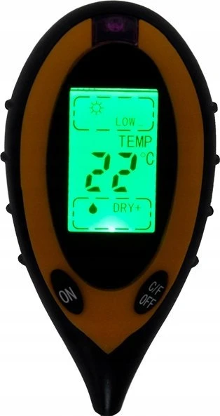 Geko acidometras - dirvožemio pH, temperatūros ir šviesos matuoklis (35)
