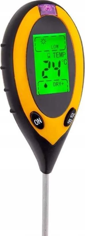 Geko acidometras - dirvožemio pH, temperatūros ir šviesos matuoklis (35)