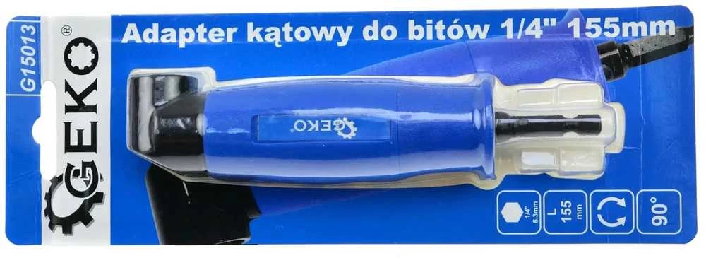 Geko Automotive Tools Adapteris 1/4" 155mm (6/36) kampas